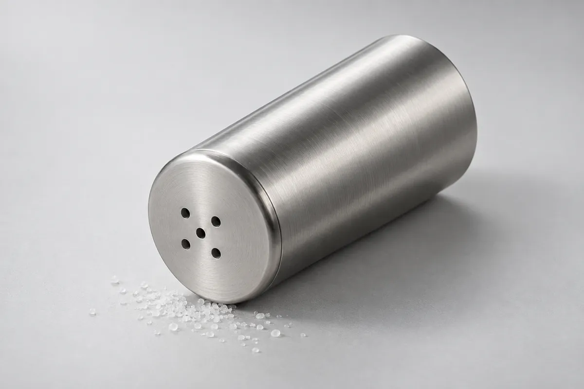 Base-Dispensing Salt Shaker
