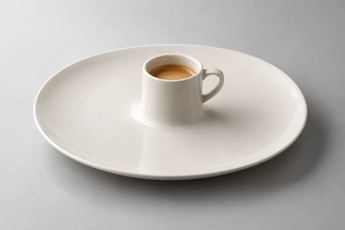 Integral-Saucer Espresso Cup