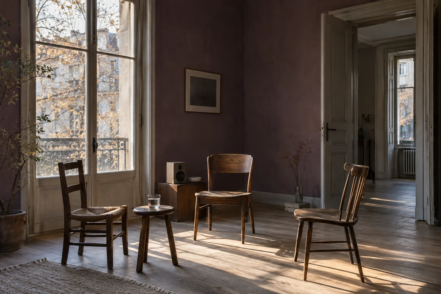 One physical chair, a table and a connection whose scope is agreed separately.